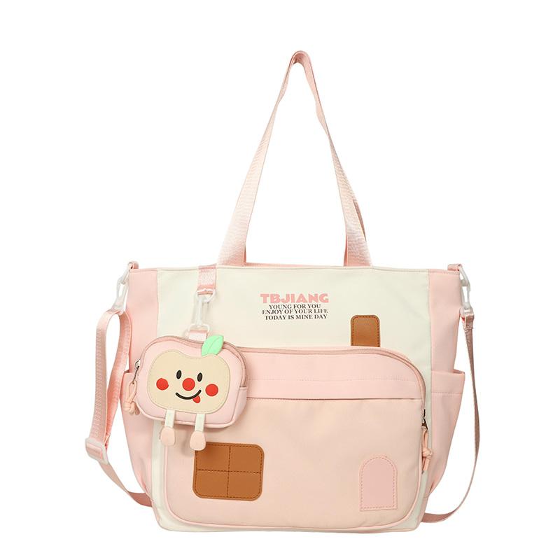 Geantă Crossbody de Damă Stil Colegiu Capacitate Mare Geantă de Umăr pentru Navetă la Cursuri