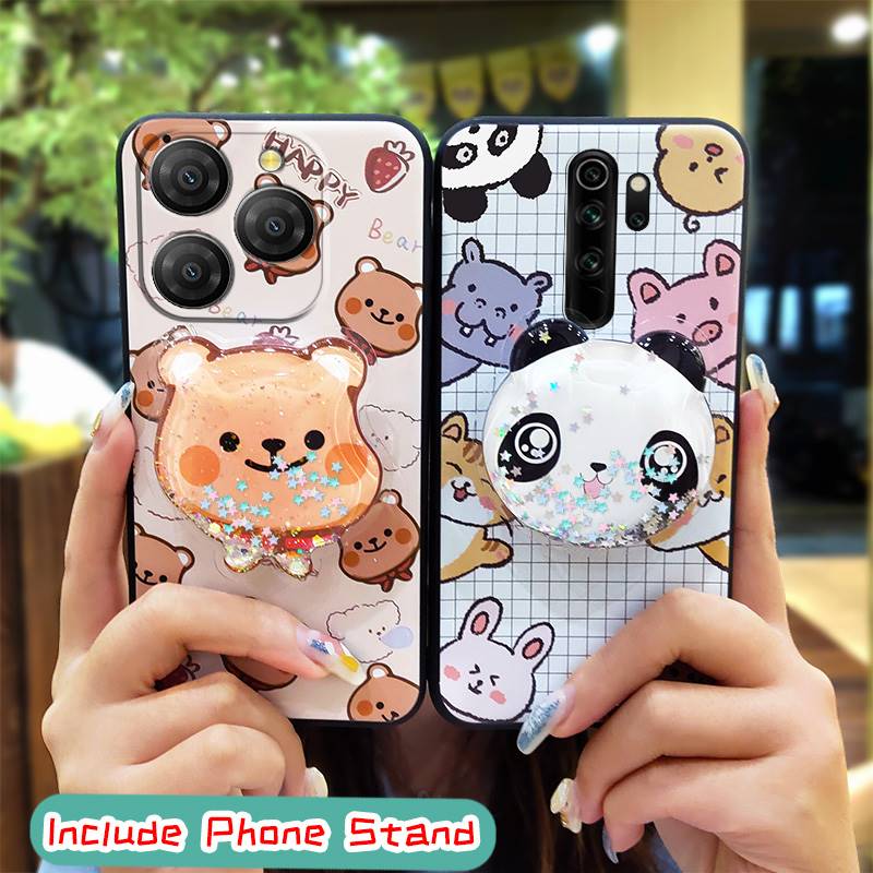 Anti-knock Simplicity Phone Case For Blackview Shark9 5G Durable Quicksand TPU Phone Lens Protection Cartoon Soft Case