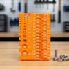 Portable Screw Measuring Tool Easy Use Precision Thread Checker Durable Multifunctional Drill Bit Gauge Workshop Use