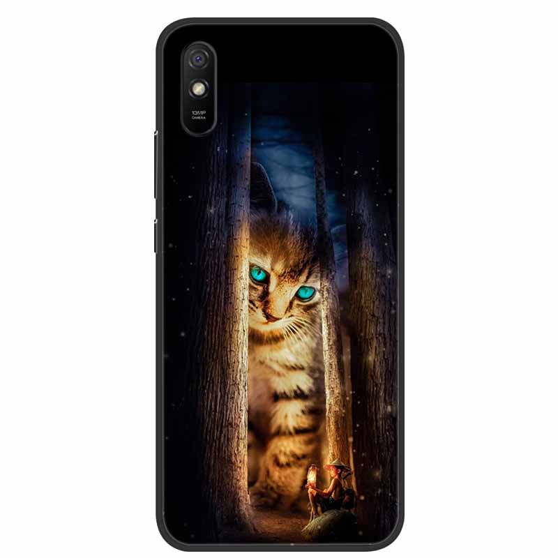 For Xiaomi Redmi 9A Case Redmi 9AT Shockproof Soft Silicone TPU Back Cover For Redmi 9i 9A Sport Phone Cases 9AT Cute Cartoon