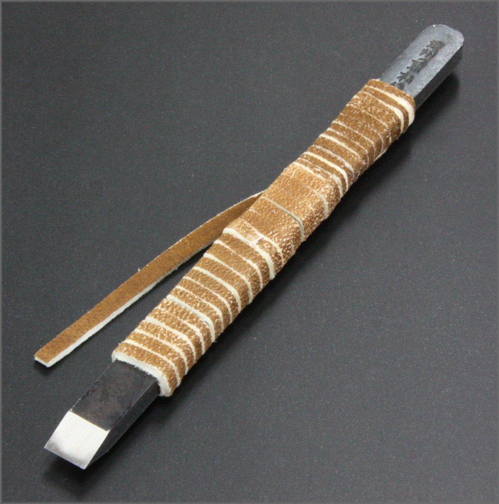 

Kobaido Seal Engraving Square Leather Double 10mm in Sword, Type, Wrapped, Edged, [Made Japan]