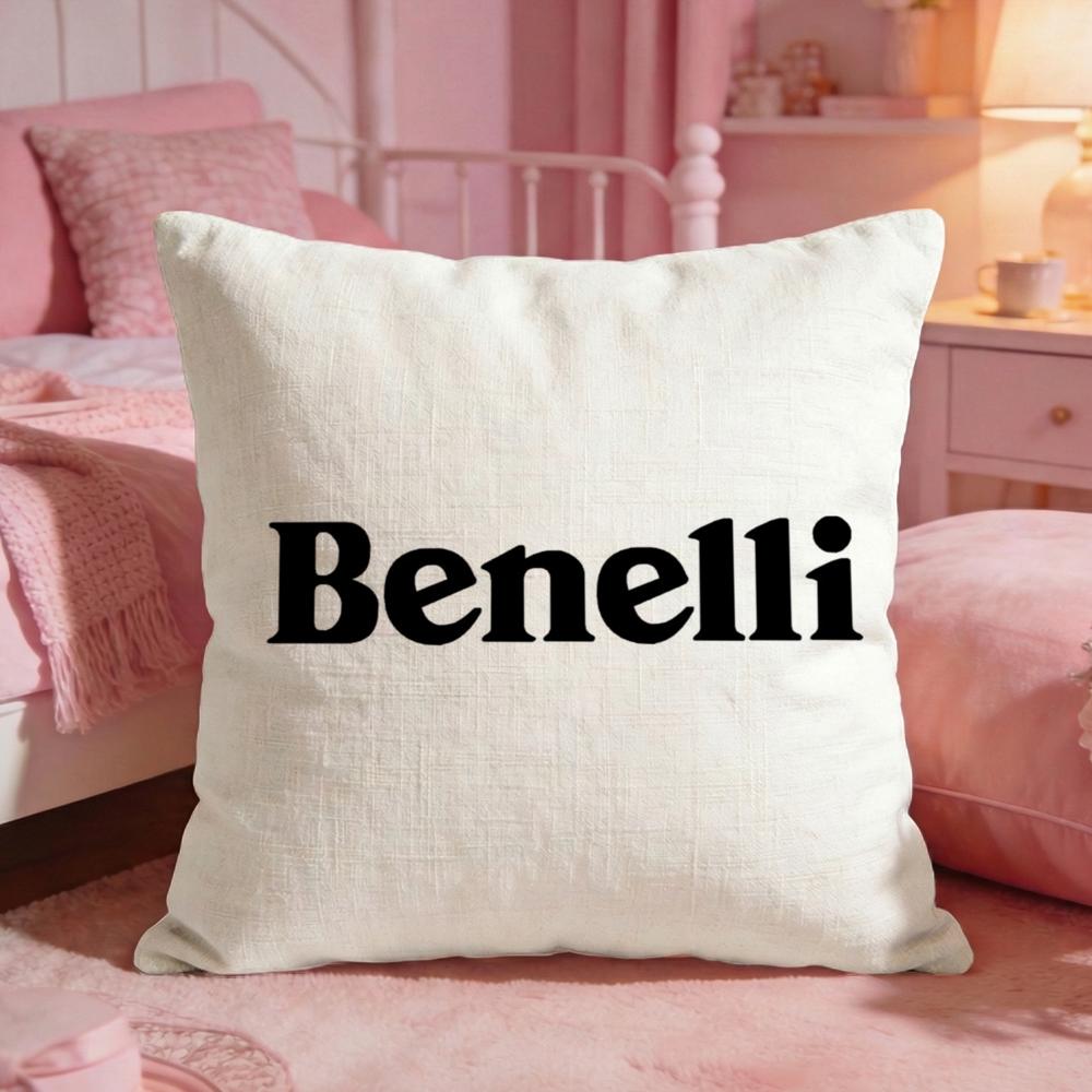 Motorcycle BBenellis Cushion Cover Premium Comfort Reversible Pillow Cove Two in One Design for Any Room Car Interior