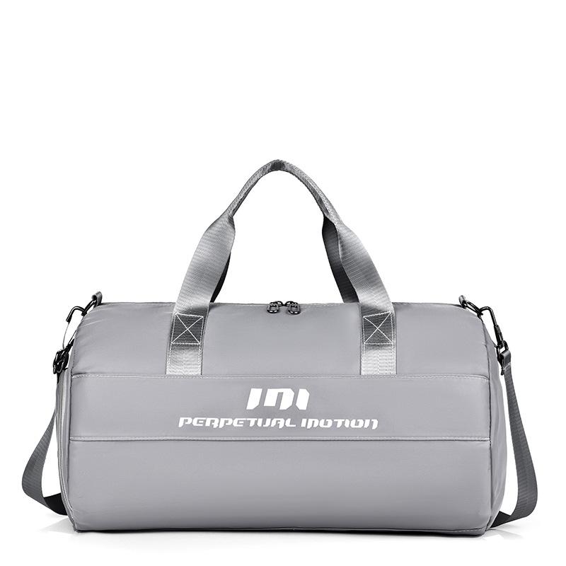 

Sports fitness bag women s wet and dry separation shoe position swimming training bag lightweight portable shoulder short-distance travel bag серый