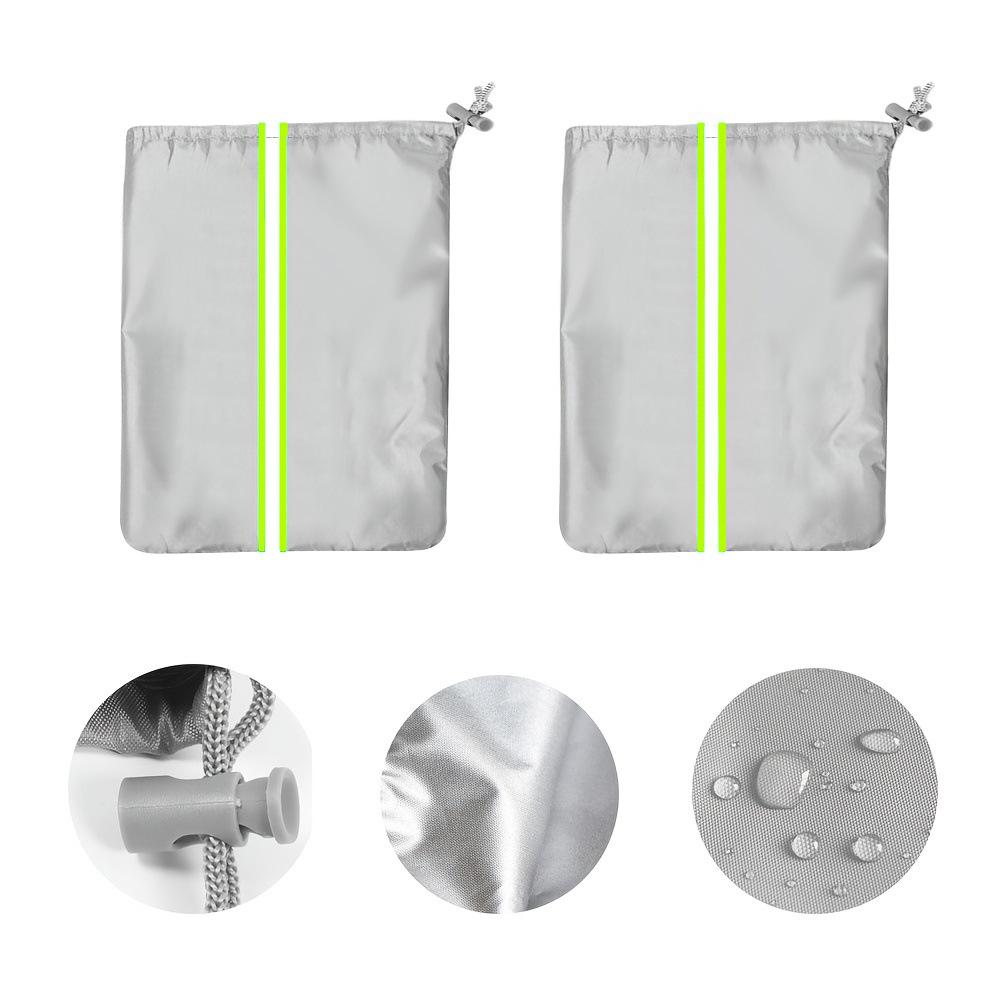 Car Side Mirror Snow Cover Waterproof Oxford Frost