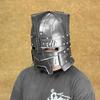 Black Moria Dwarven Battle Helmet LOTR-Inspired Medieval Armor for LARP, Cosplay, Knight Attire, and Collectible Display