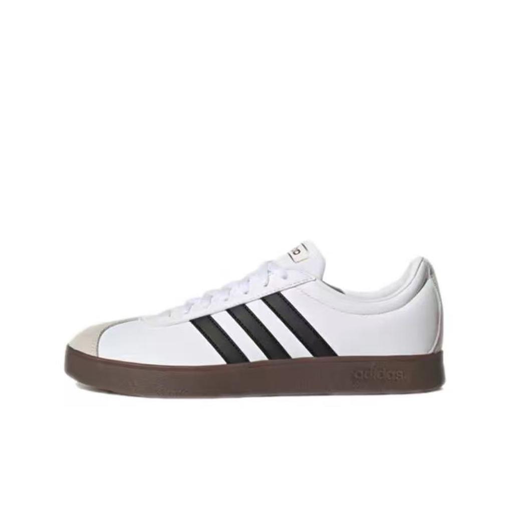 Adidas Neo VL Court 2.0 Low top Skateboard Shoes Unisex Silver Black ID6015(Team619-)