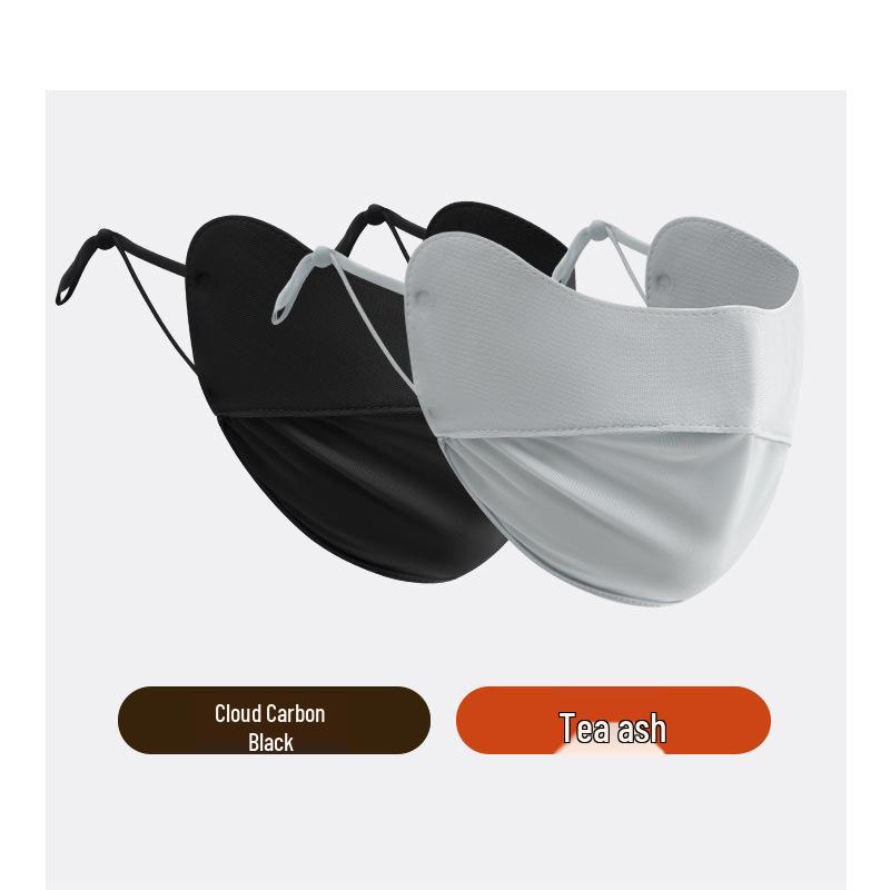 Sonnenschutzmaske für Damen: Atmungsaktive, UV-beständige, formende Sommer-Gesichtsmaske aus Eis-Seide mit Schutz für die Augenwinkel.