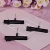 10Pcs 4Cm Black Metal Hair Clip With Tip Spring Crocodile Clip For Handmade Diy Basic Universal Hair Clips Creative Headwear