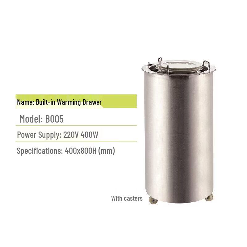 JPHZNB Stainless Steel Insulated Food Warmer Cart
