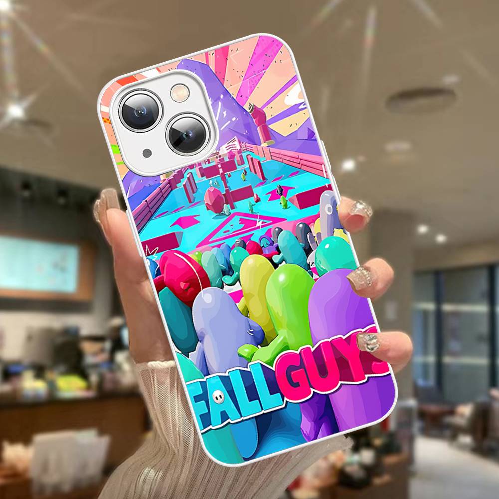 

F-Fall G-Guys Party Game Tempered Glass For Iphone 14 13 12 11 Pro Mini XS MAX 14Plus X XS XR Cover iphone 11pro max