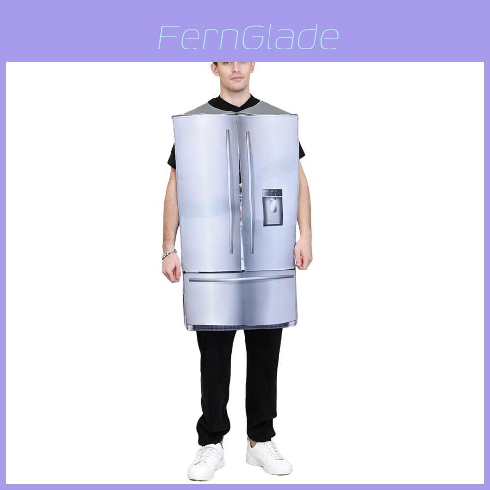 Disfraz de Halloween Refrigerador Traje de Cosplay Para Adultos Fiesta y Bar Creadores Divertidos