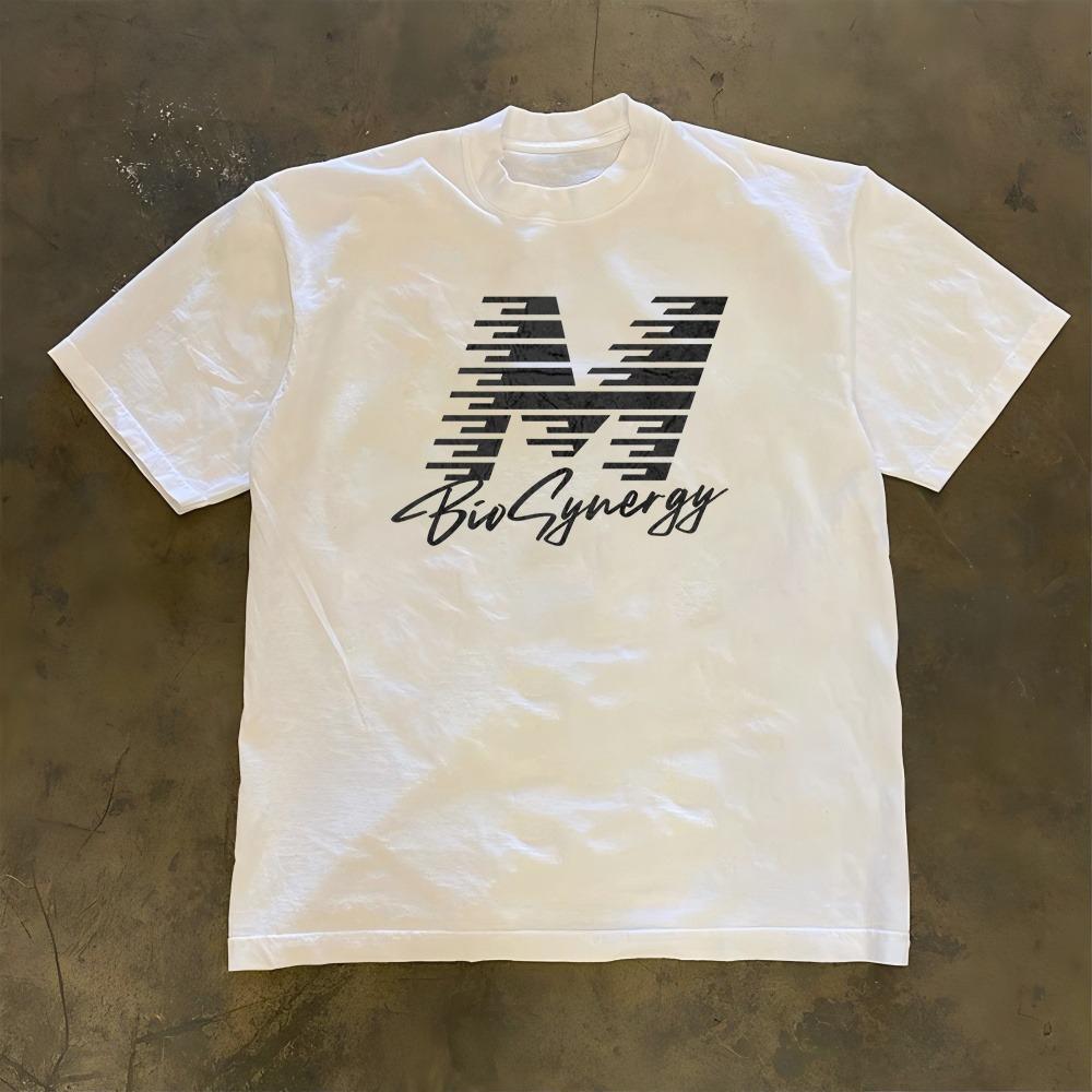

100 Cotton High Street Trendy Personalized Printed Tshirt Heavyduty Trendy Summer Mens Loosefitting Casual Sleeve Shirt 4XL