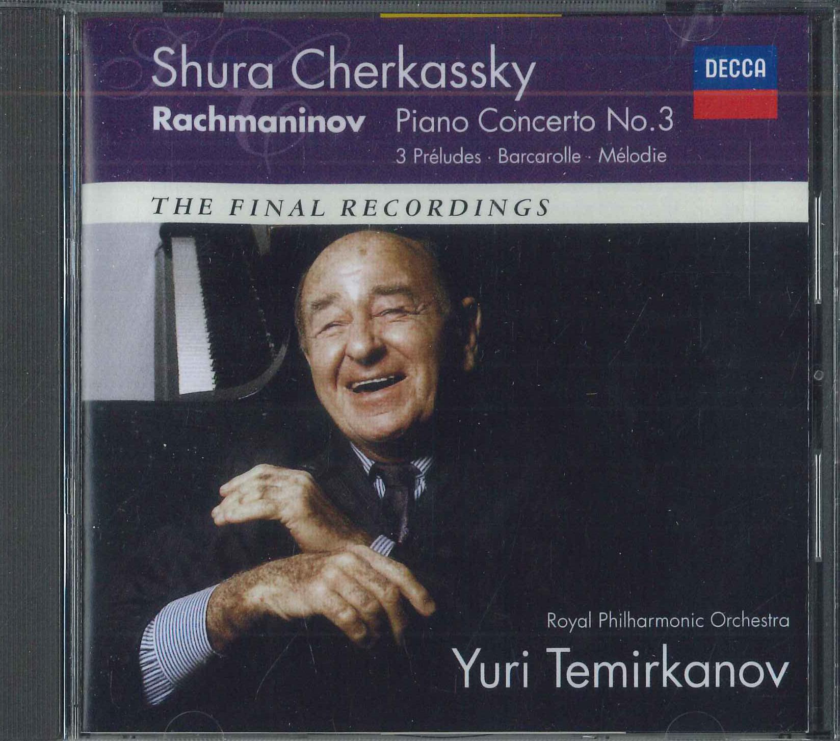 

CD SHURA CHERKASSKY - Rachmaninov Piano Concerto No.3 PROC1098 Japan Classical Used