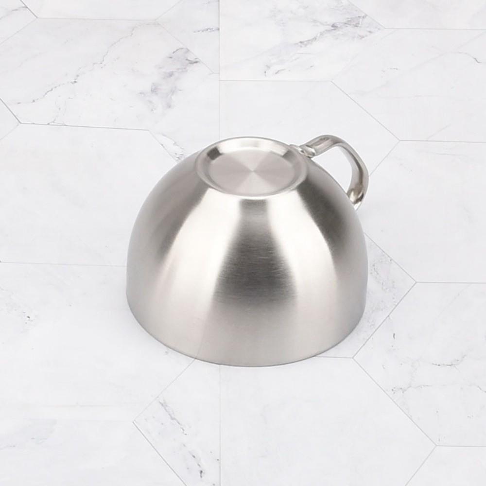 Heat Resistant Coffee Mug Stainless Steel Tea Mug Luxury Cup Saucer Set  Household Coffee