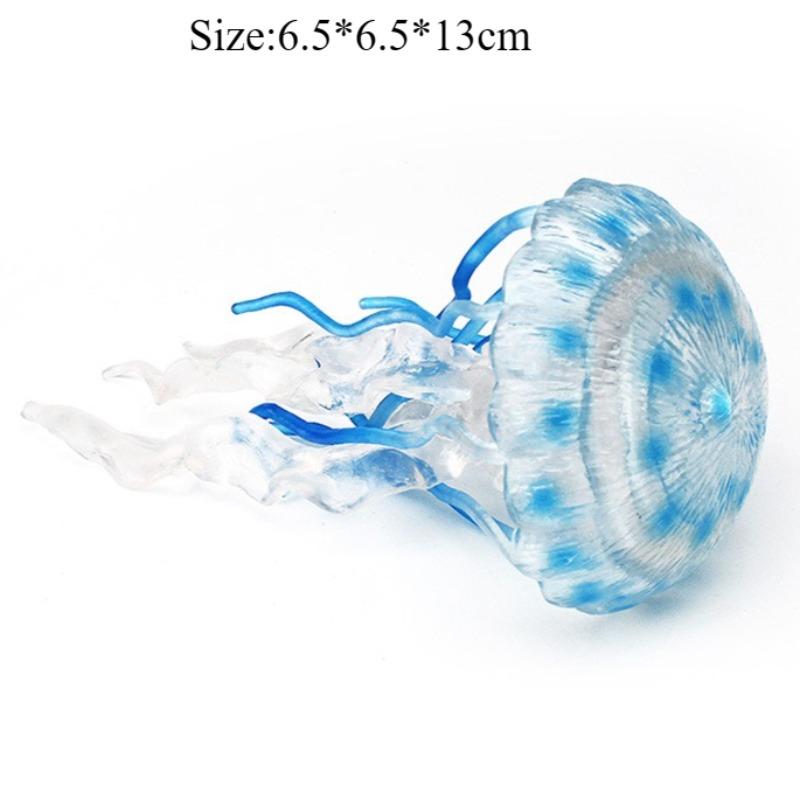 Simulated Jellyfish Fridge Stickers Artificial Marine Animal Models Starfish Sea Anemone Fridge Magnets Children Gifts