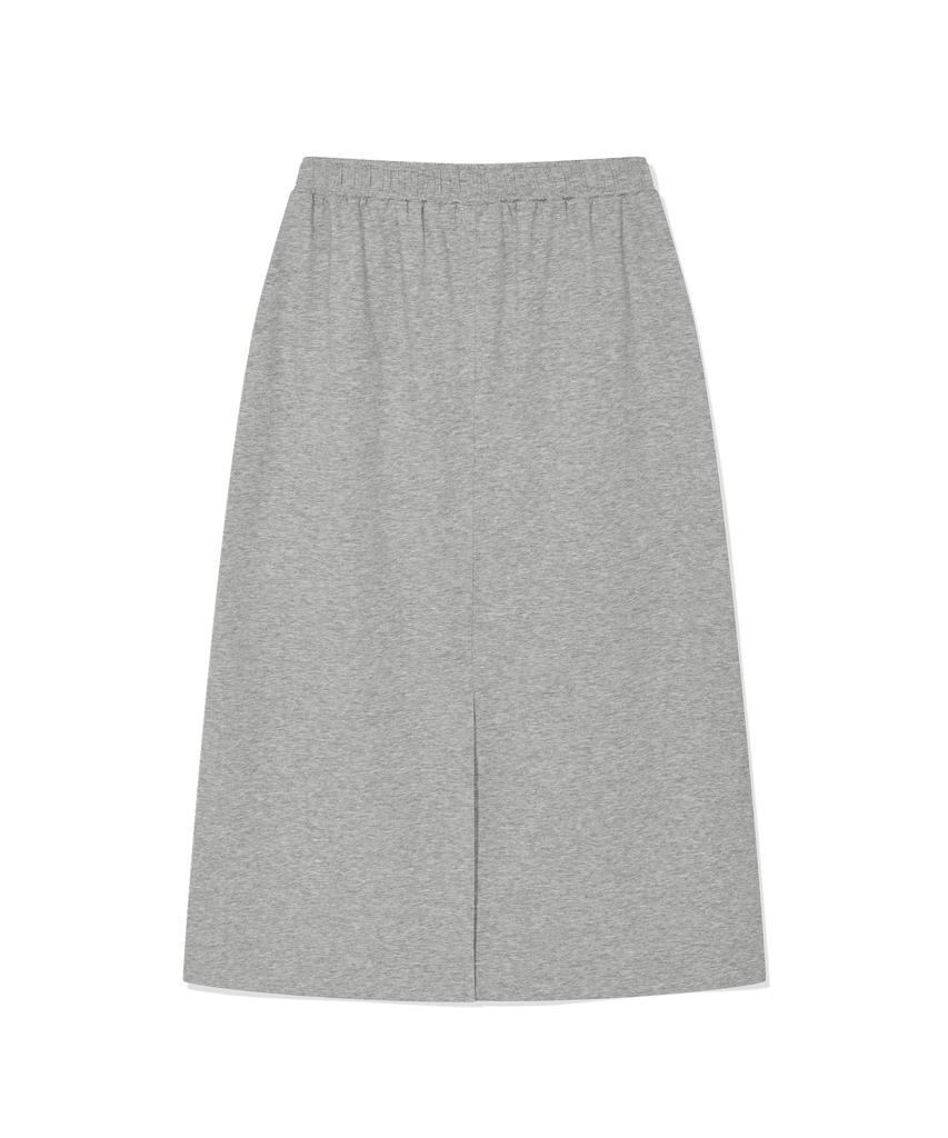 Covernat Woman Comfort Long Skirt Melange Gray