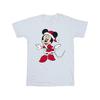 Disney Girls Minnie Mouse Mrs Claus Cotton Christmas T-Shirt
