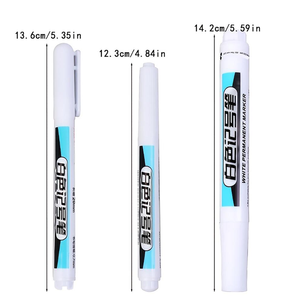 5 pieces/6 pieces of white marker, graffiti pen, waterproof gel pen, tire notebook, glass paint pen, 0.7mm 1mm 2.5mm