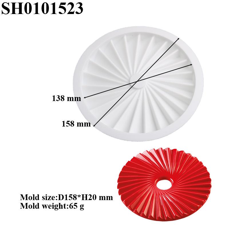 

Shenhong Плиссированная форма для муссового торта и шоколада из силикона