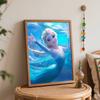 Disney Elsa Underwater Princess Paint by Numbers Painting Art Kit Wall Decor Home Decor Gift