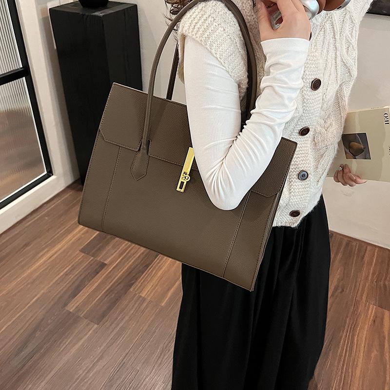 

Нова жіноча сумка 2024 р. Велика сумка на одне плече преміум-класу Практична сумка Портфель Портативна сумка великої місткості Tongle Tote Bag Women 38*13*29