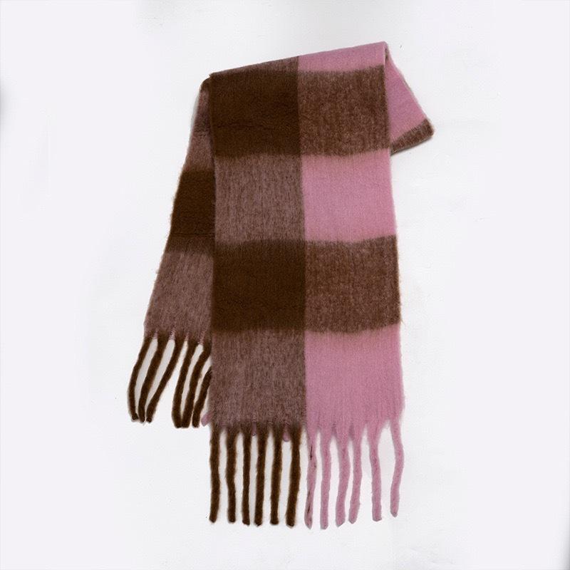 Winter new high-end thickened warm scarf Women's winter scarf Fashion commuting soft and comfortable scarf