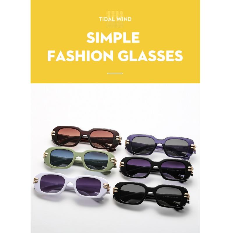 Ladies Sunglasses, Retro Square Sunglasses, Fashionable Outdoor Sunglasses.