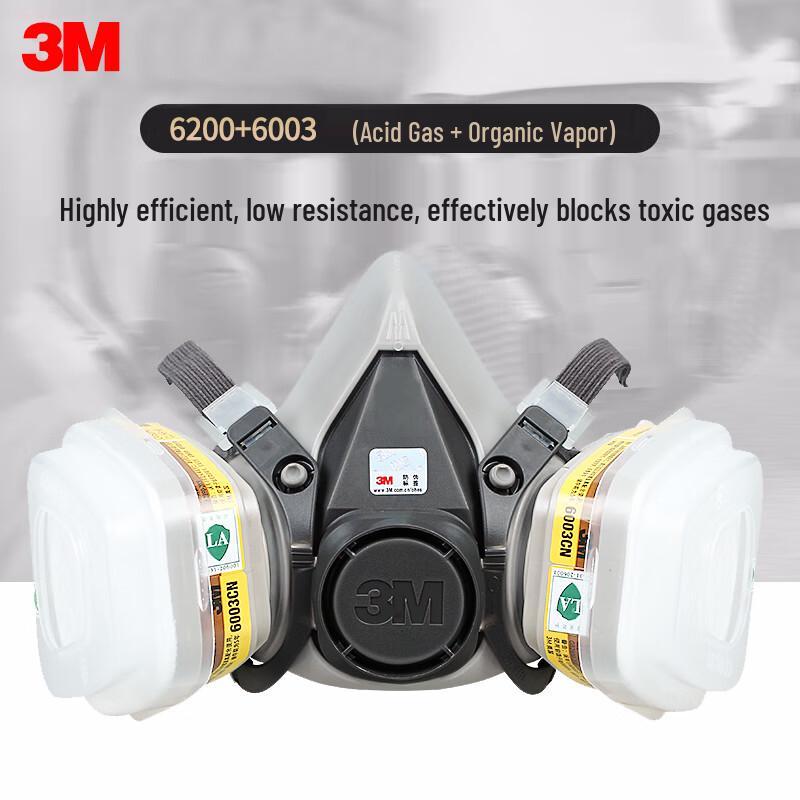 3M 6200 Half-Face Respirator Kit