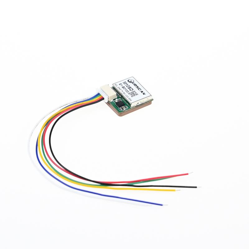 QUESCAN 18mm Drone FPV M10 GPS Module with Compass for RC Airplane Betaflight Pixhawk ArduPilot INAV GPS Galileo GLONASS BeiDou