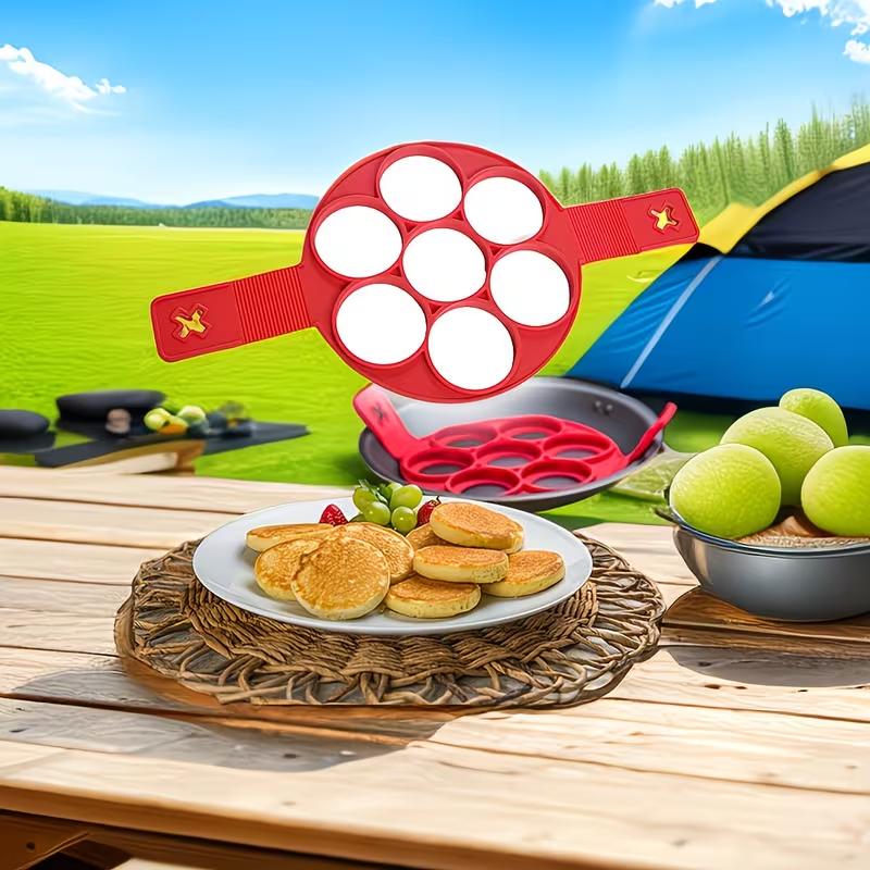 Silikon Pfannkuchen Ei Ring Form Antihaft Brateier Maker Runde Pfannkuchen Form Kochwerkzeug für Frühstück Küche