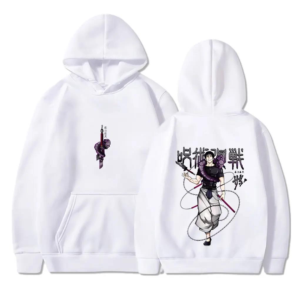 

Jujutsu Kaisen anime hoodie men s Fushiguro Toji printed hip-hop style men s casual Gothic sweatshirt 3XL