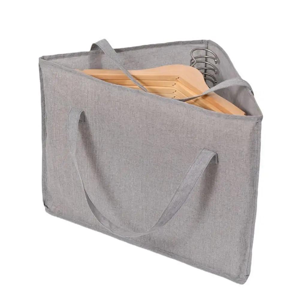 Dreieck Stoff Hänger Aufbewahrungstasche Mit Griff Faltbar Kleiderschrank Organizer Für Hängende Kleidung Organizer Tasche D2N5