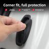 Premium Silicone Car Door Lock Latches Protector Pads Shock Absorbing Anti-Shake Buffer Cushion For BMW Car Interior Decor Acces