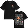 Ed Sheeran European Tour 2025 Graffiti Pattern Print T Shirt Men Women Cotton Casual Short Sleeve T-shirt Fashion Loose T-shirts