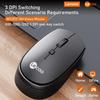 Lenovo Lecoo WS202 Mouse Wireless 2.4GHz Mouse da Ufficio 4 Tasti Mouse Silenziosi Design Ergonomico con 3 DPI Regolabili per PC Laptop Nero