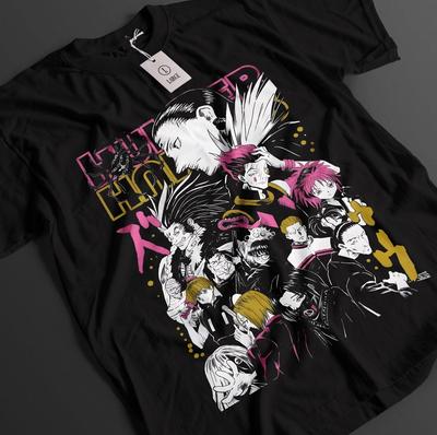 Hunter X Hunter Shirt Phantom Troupe T-Shirt Chrollo HxH Hisoka Anime Unisex Tee