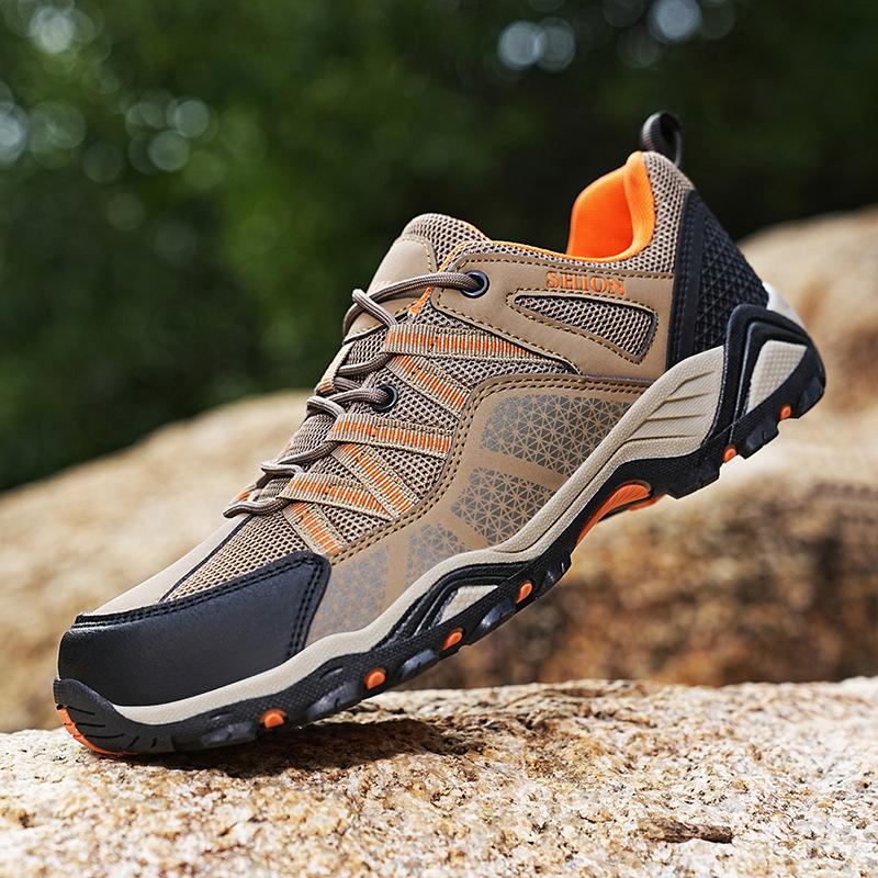 

Четыре сезона Низкий верх Уличная обувь для хайкинга Большой размер Модная спортивная обувь для бега Мужская Нескользящая Дышащая Повседневная обувь 46 оранжевый