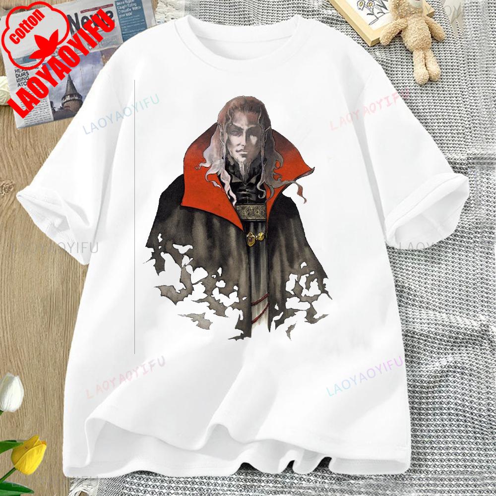 Castlevania Alucard Printed T-shirt Tops Castlevania Alucard Two-dimensional Casual for Daily Wear and Casual Outings