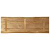 Vidaxl Tischplatte mit natürlicher Kante, 140x40x3,8 cm, Mangoholz