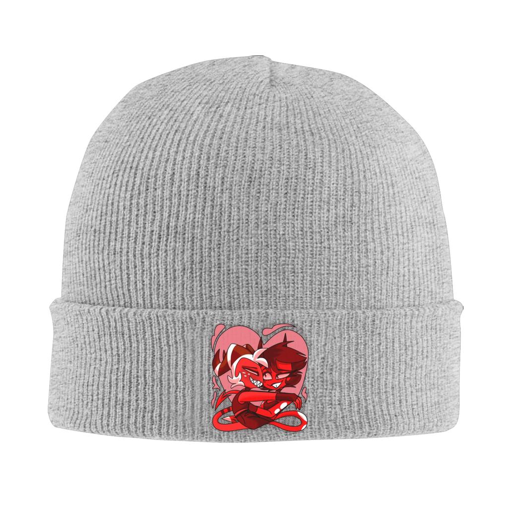 Helluvas Bosses Millie and Moxxie Knit Hat Beanie Hats Gym Thermal Elastic Unisex Adult Bonnet Hats Autumn Custom Casual Caps