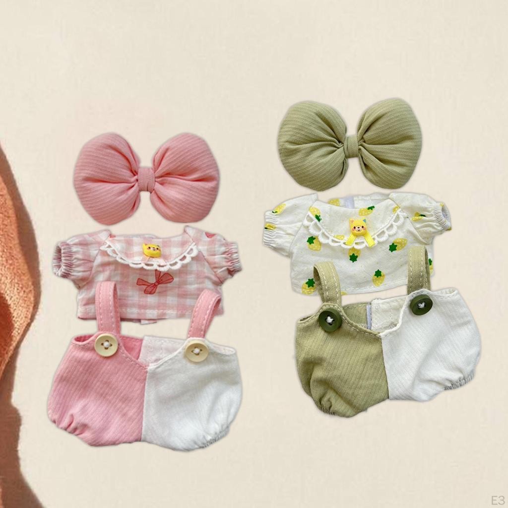 15cm Plush Doll Clothes Accessories Clothing Cartoon Girls Gift Cute