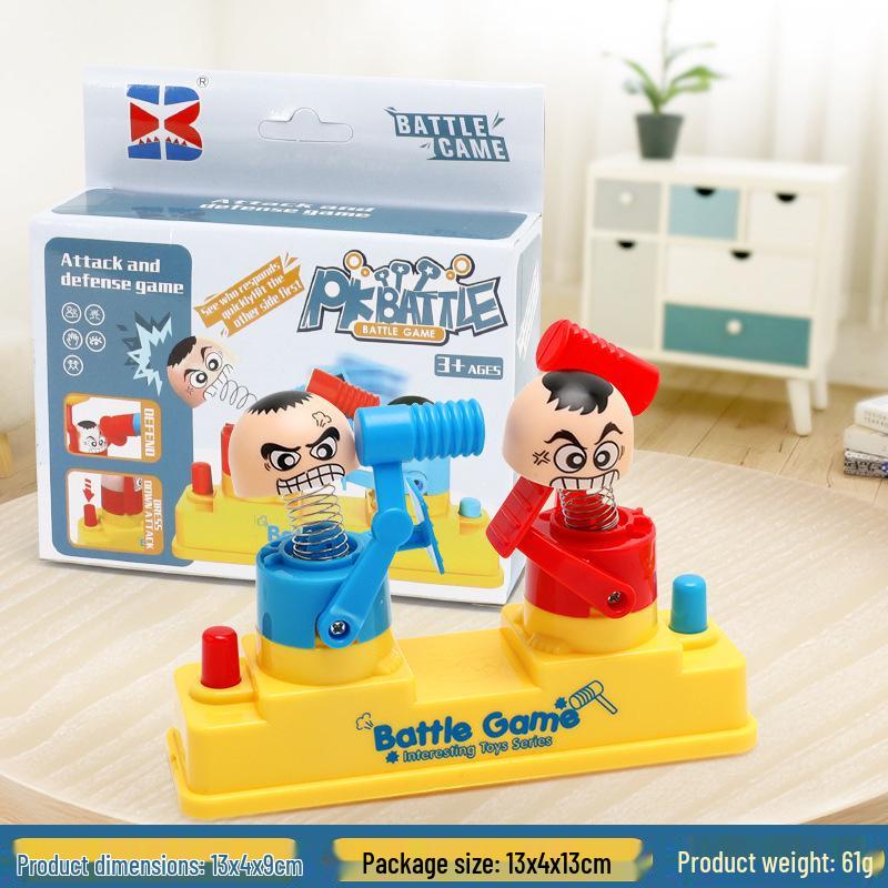Parent-Child Attack & Defense Battle Hammer Game - TikTok Double Battle Toy
