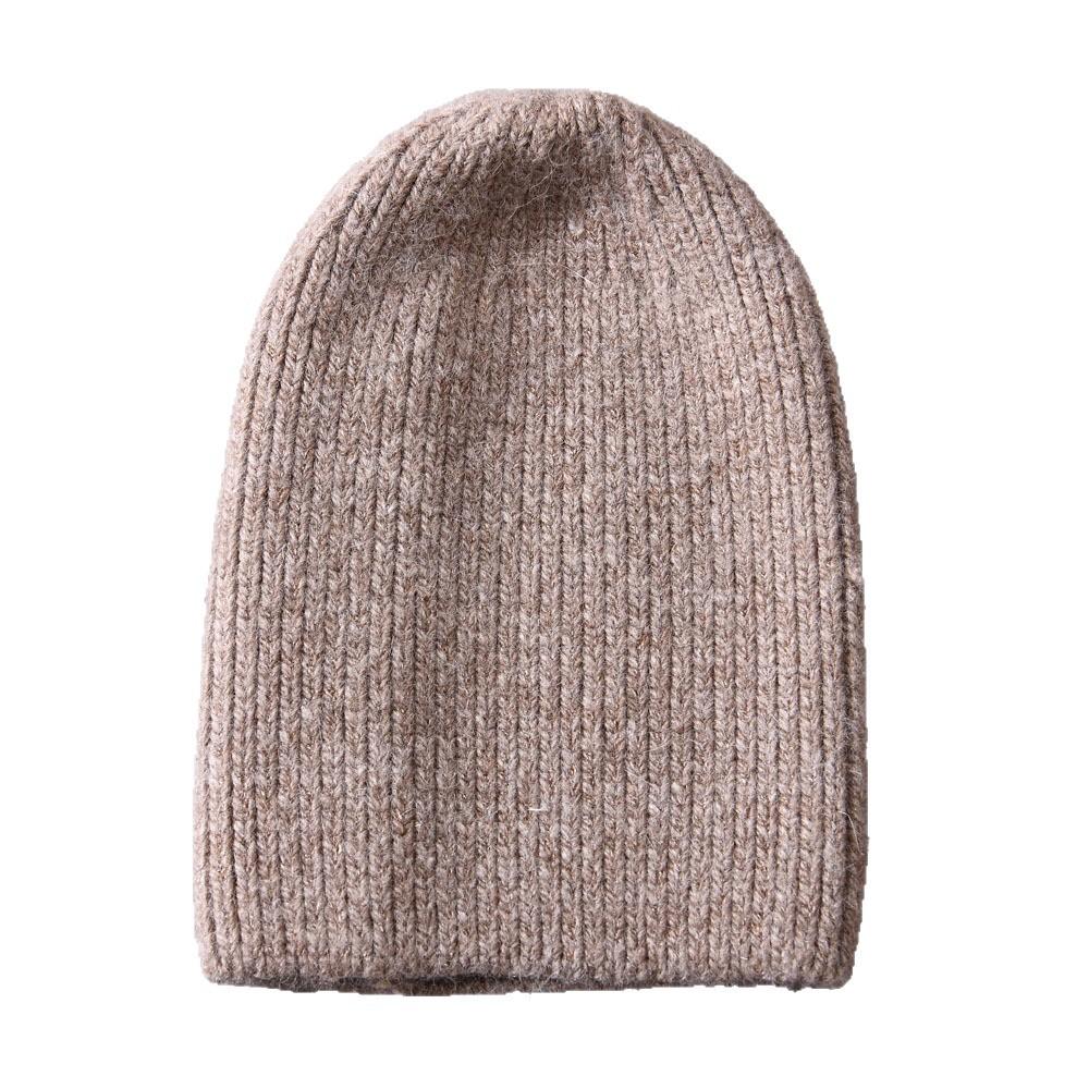 Baby rabbit velvet classic striped boys and girls knitted hat autumn and winter soft waxy cute wool hat to keep warm