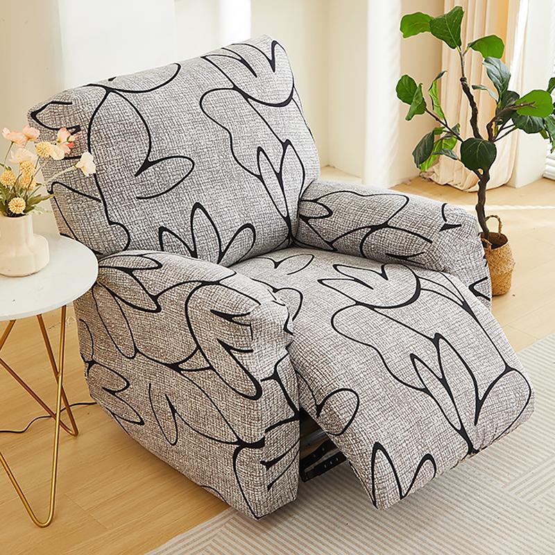 Recliner Slipcovers 4-Pieces Sofa Covers Couch Chair Cover Non Slip Reclining Furniture Protector Sofa Covers for Living Room