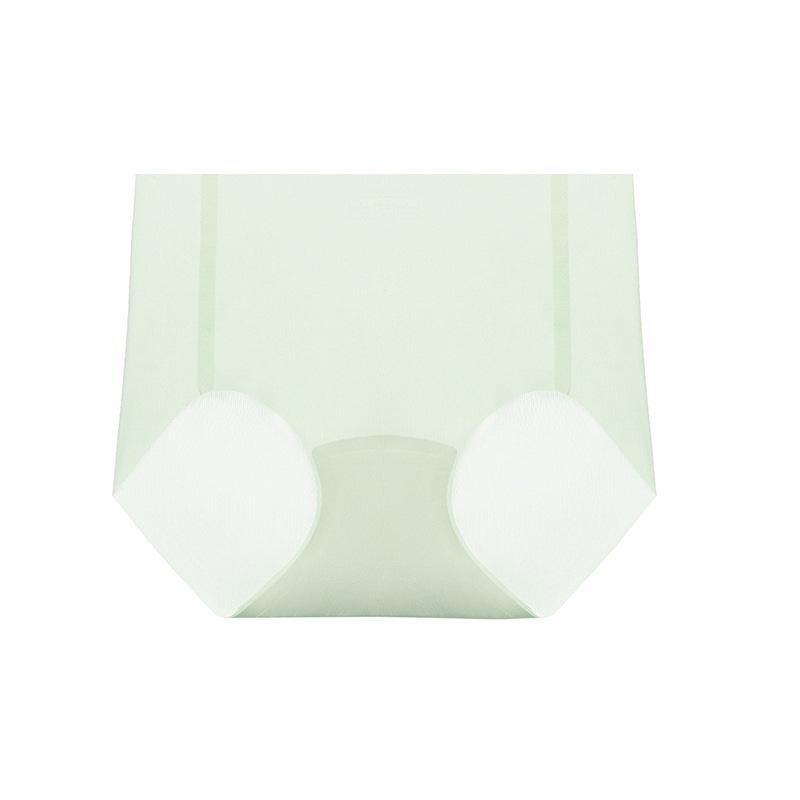 Lipstick Panties: Girl's Summer Ice Silk Mid-Waist Seamless Quick-Dry Breathable Hip-Lifting Underwear