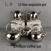 Small Exquisite Chinese Style Stainless Steel Coffee Pot with Filter