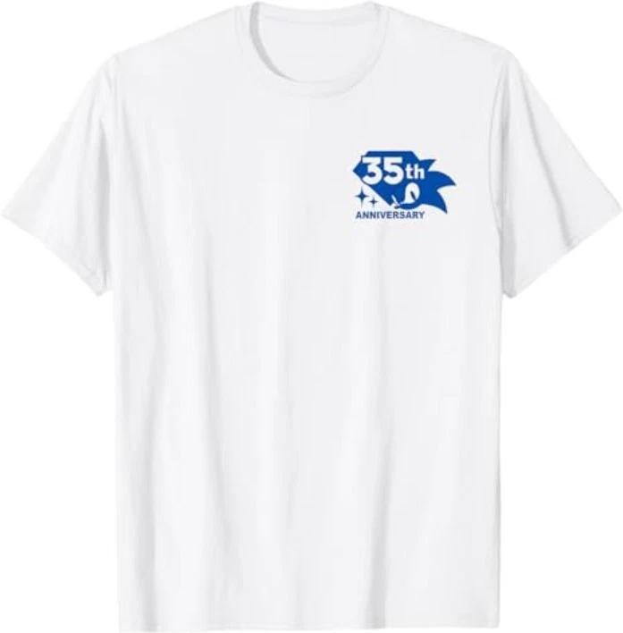 Sonic The Hedgehog: 35th Anniversary Emerald Rings T-Shirt XL