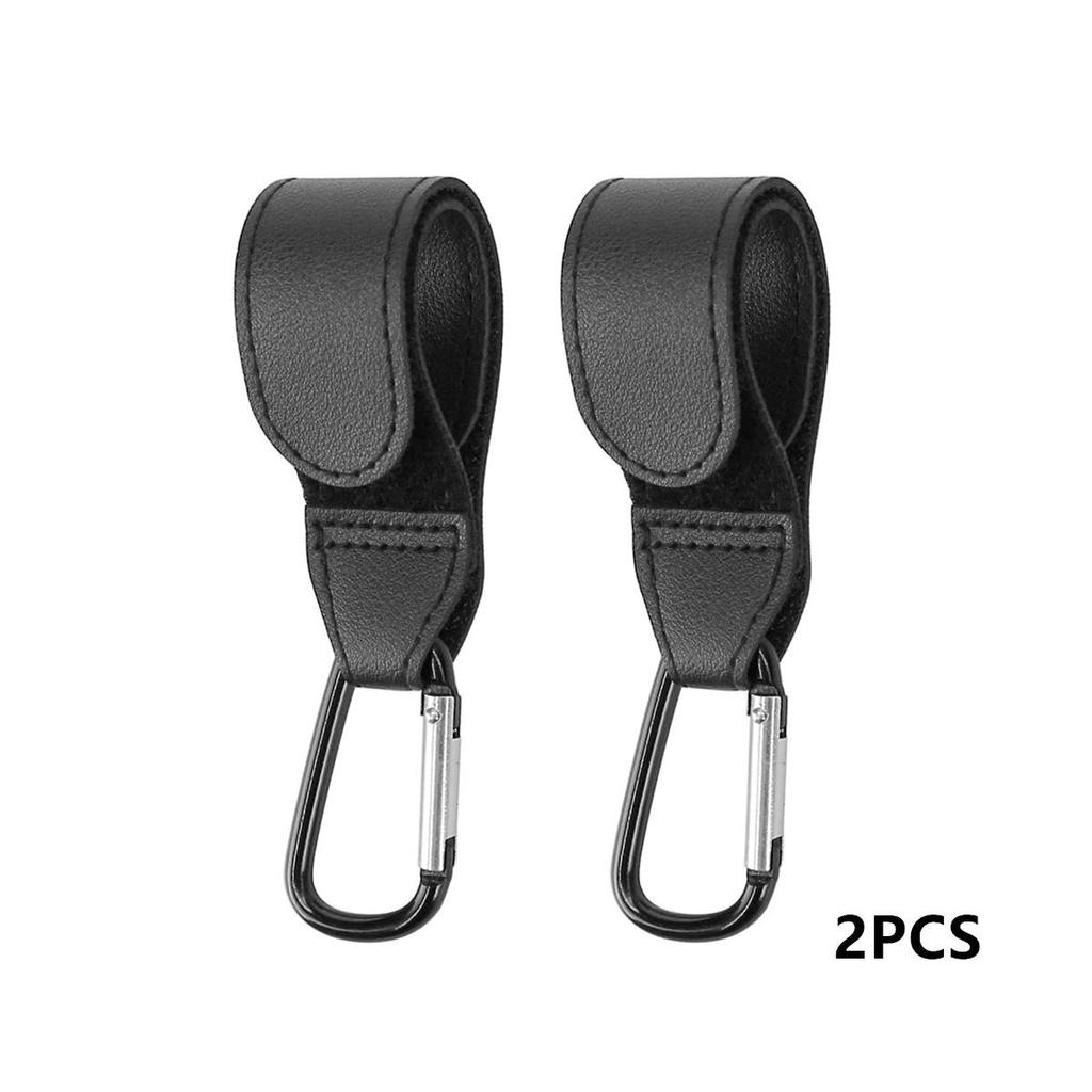 Universal PU Leather Baby Stroller Hook: High Load-Bearing, Portable, and Versatile for Electric Cars