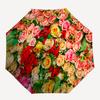 Colorful Rose Bouquet Wall Decor - Perfect for Any Occasion!Umbrella, Portable 3-Fold Umbrella for Men & Women,Christmas Gift ES303