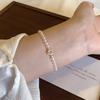 Elegant French Imitation Pearl Bracelet for Women - High-End Light Luxury Niche Design